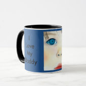 I Liebe meine Vati Babyface Tasse (Vorderseite Links)