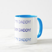 I LIEBE MEINE VATI Tasse (VorderseiteRechts)