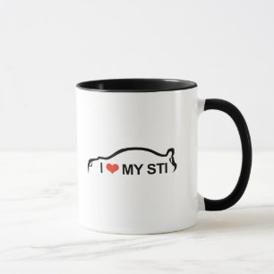 I Liebe meine WTI-Silhouette Tasse