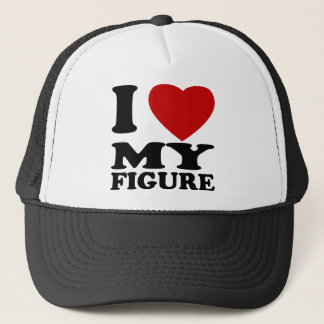 I Liebe meine Zahl Truckerkappe