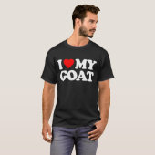 I LIEBE MEINE ZIEGE T-Shirt (Vorne ganz)