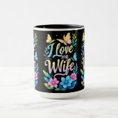 I Liebe meiner Ehefrau Tasse (Zentrum)