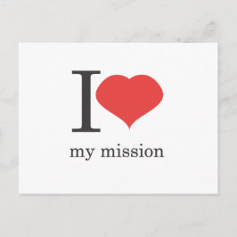 i Liebe meiner Mission Postkarte