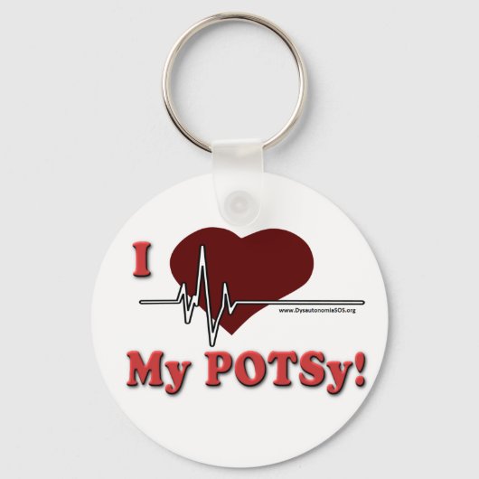 I Liebe meiner POTSy-Schlüsselkette Schlüsselanhänger (Vorderseite)