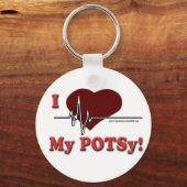 I Liebe meiner POTSy-Schlüsselkette Schlüsselanhänger (Vorderseite)