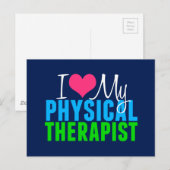 I Liebe meiner PT Physikalische Therapie Postkarte (Vorne/Hinten)