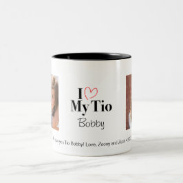 I Liebe meiner Tio 2 Foto Custom Tasse