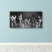 I Liebe meiner Tools Leinwanddruck (Insitu (Holzboden))