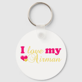 I Liebe meines Airman-Schlüsselanhängers Schlüsselanhänger