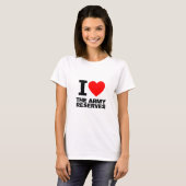 I Liebe meines Armeereservats T-Shirt (Vorne ganz)