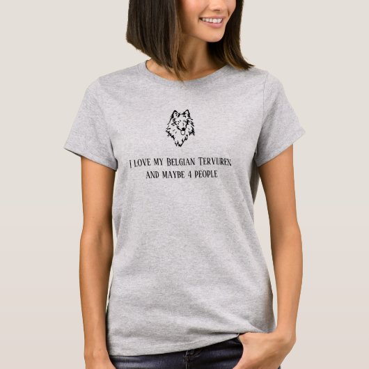 I Liebe meines belgischen T - Shirt Tervuren (Vorderseite)