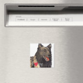 I Liebe meines belgischen Tervuren Magnet (In Situ (Geschirrspüler))