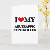 I Liebe meines Fluglotsen Karte (Gelbe Blume)