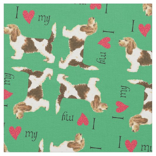 I Liebe meines GBGV Stoff (Nahaufnahme)