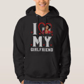 I Liebe meines GF individuell anpassbar Hoodie (Vorderseite)
