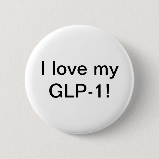 I Liebe meines GLP-1 Button (Vorderseite)