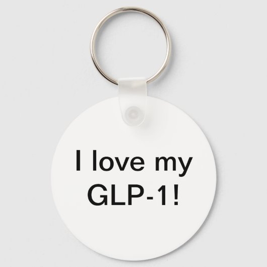 I Liebe meines GLP-1 Schlüsselanhänger (Vorderseite)