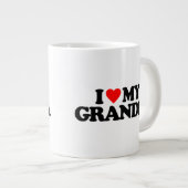 I LIEBE MEINES GRANDPA Jumbo-Tasse (Vorderseite Rechts)
