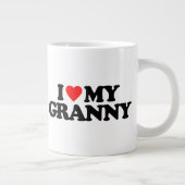 I LIEBE MEINES GRANDS Jumbo-Tasse (Rechts)