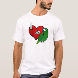I Liebe meines Hahns Macaw-T-Shirt T-Shirt