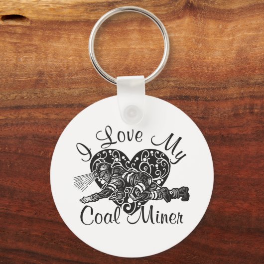 i Liebe meines Kohlebergwerks Schlüsselanhänger (Vorderseite)