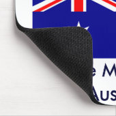 I Liebe MEINES LAND Australien Flaggenvorlage Mousepad (Ecke)