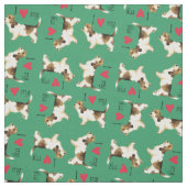 I Liebe meines PBGV Stoff (Muster)