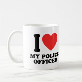 I Liebe meines Polizeibeamten Kaffeetasse
