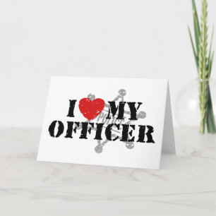 I Liebe meines Polizeibeamten Karte