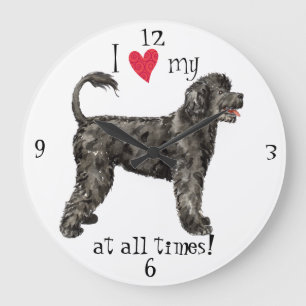 I Liebe meines PWD Große Wanduhr