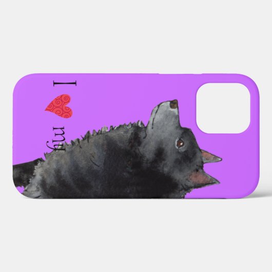 I Liebe meines Schipperke Case-Mate iPhone Hülle (Rückseite (Horizontal))