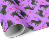 I Liebe meines Schipperke Geschenkpapier (Rolleneckpunkt)
