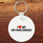 I. Liebe meines Software-Engineers Schlüsselanhänger (Vorderseite)