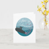I Liebe meines U-Boots - Karte (Gelbe Blume)