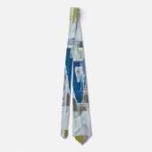 I Liebe meines Vaters Original Letters Design Colo Krawatte (Rückseite)