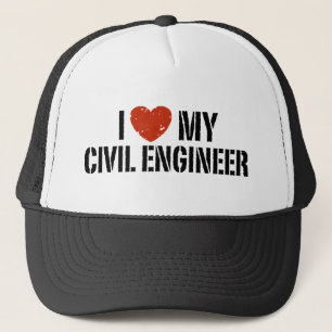 I Liebe meines Zivilen Ingenieurs Truckerkappe