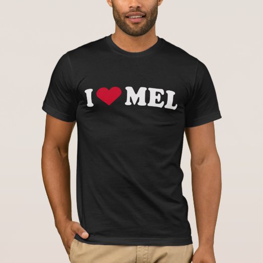 I LIEBE-MEL T-Shirt (Vorderseite)