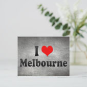 I Liebe Melbourne, Australien Postkarte (Stehend Vorderseite)