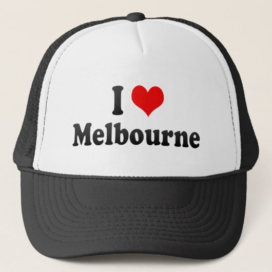 I Liebe Melbourne, Australien Truckerkappe (Vorderseite)