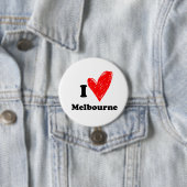 I Liebe Melbourne Button (Beispiel)