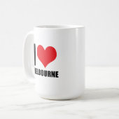 I Liebe Melbourne Kaffeetasse (Vorderseite Links)