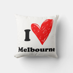 I Liebe Melbourne Kissen