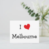I Liebe Melbourne Postkarte (Stehend Vorderseite)