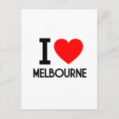 I Liebe Melbourne Postkarte (Vorderseite)