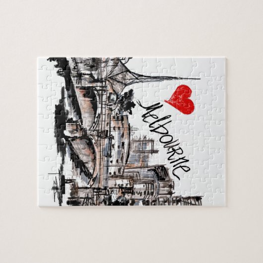 I Liebe Melbourne Puzzle (Horizontal)