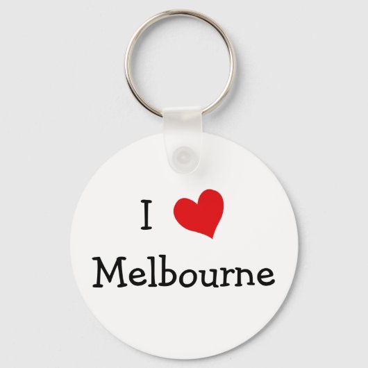I Liebe Melbourne Schlüsselanhänger (Vorderseite)