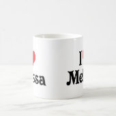 I Liebe Melissa Kaffeetasse (Mittel)