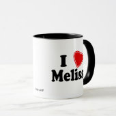 I Liebe Melissa Tasse (VorderseiteRechts)