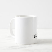 I Liebe-melodisches schwarzes Metall Kaffeetasse (Vorderseite Links)