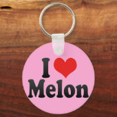 I Liebe Melon Schlüsselanhänger (Vorderseite)